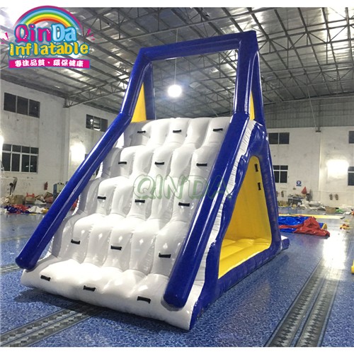 lake sea summer climbing water toys inflatable iceberg slide for adult