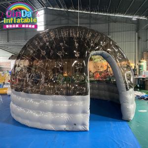 Popular outdoor dome tent transparent inflatable igloo tent for spa