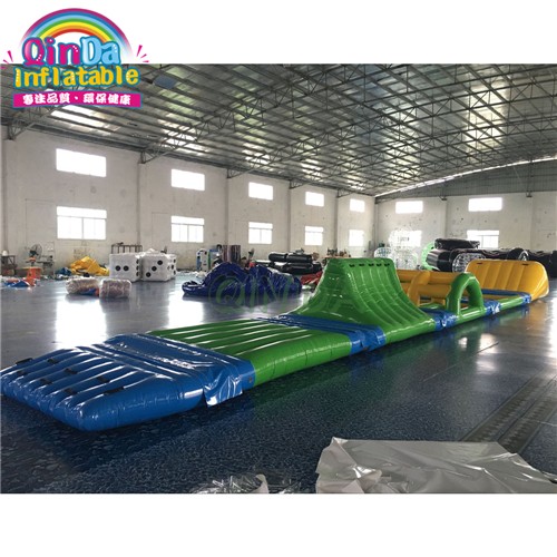Adult giant slide commercial kids floating obstacle course equipment sport game aquapark price inflatable water park
