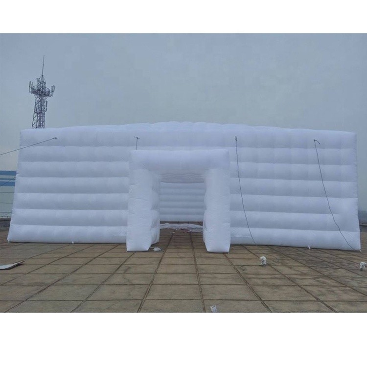 For wedding party outdoor camping giant led light inflatable event tent 