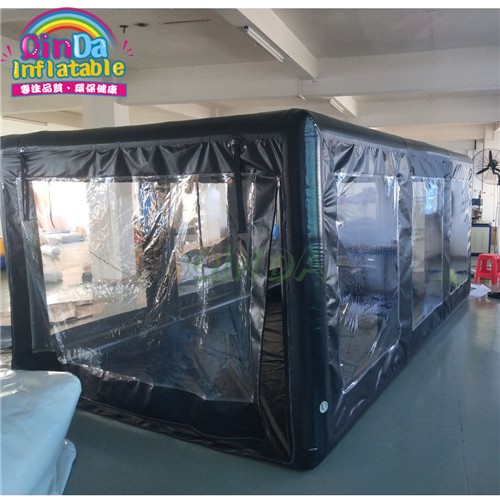 Transparent inflatable car capsule , inflatable car garage tent , inflatable car showcase for sale