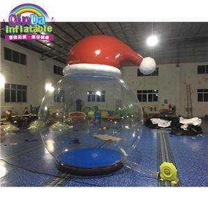 inflatable human size snow globe for christmas/giant inflatable snow globe for outdoor