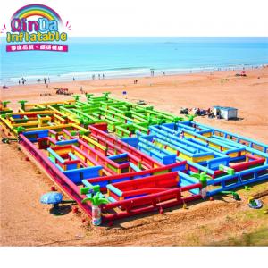 inflatable maze obstacle/channal new design CE inflatable ladybirth maze