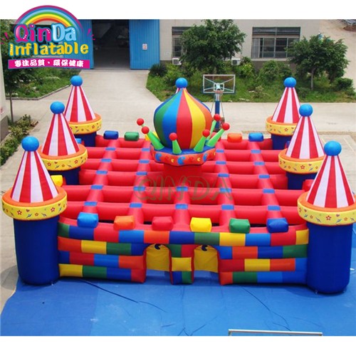 inflatable maze obstacle/channal new design CE inflatable ladybirth maze