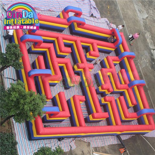 inflatable maze obstacle/channal new design CE inflatable ladybirth maze