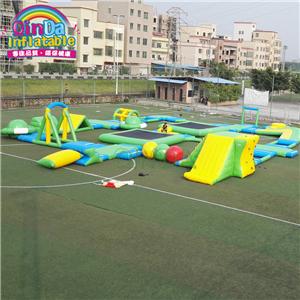 Big commercial inflatable water park, water inflatable park prices, water park inflatable