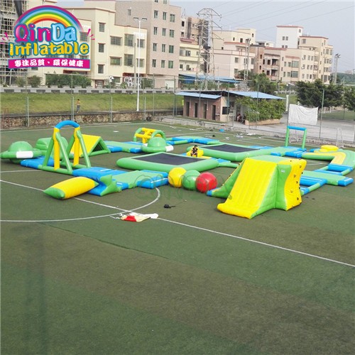 Big commercial inflatable water park, water inflatable park prices, water park inflatable