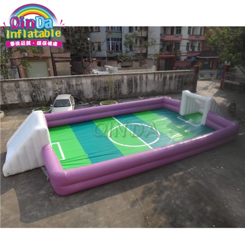 inflatable soap football,inflatable portable football field,inflatable water soccer field for sale 