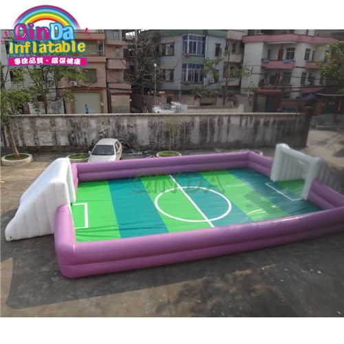 inflatable soap football,inflatable portable football field,inflatable water soccer field for sale 