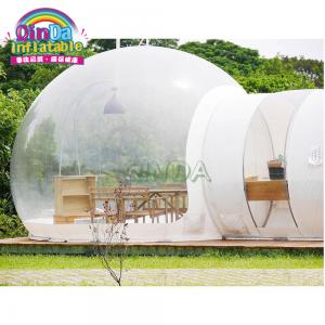 Clear igloo inflatable transparent bubble tent / igloo inflatable camp tent for sale