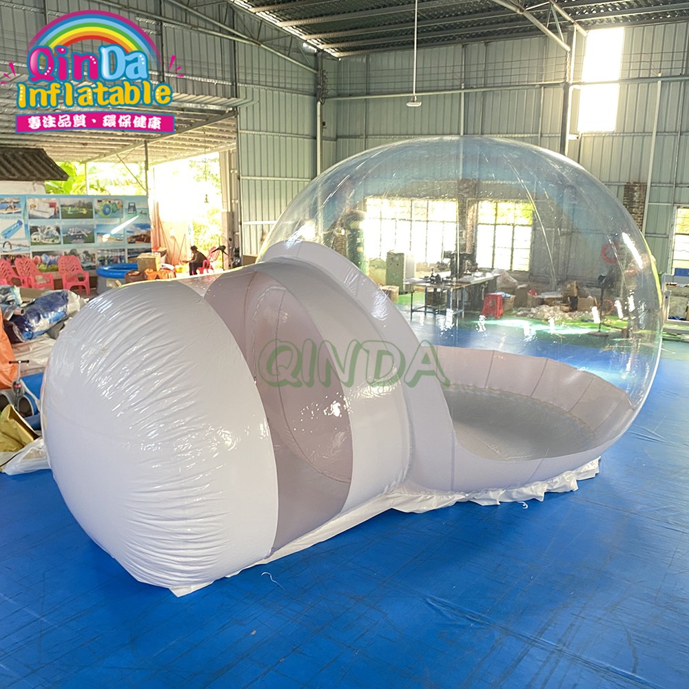 Clear igloo inflatable transparent bubble tent / igloo inflatable camp tent for sale