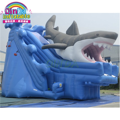 inflatable water park slide swimming pools shark slide for pool