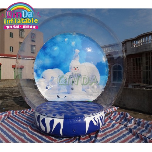 life size snow globe clear inflatable dome for live show