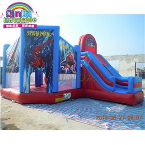 mini inflatable jumping house combo,spider man inflatable bounce house