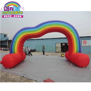 outdoor air sealed inflatable arch balloon love wtih movable printing