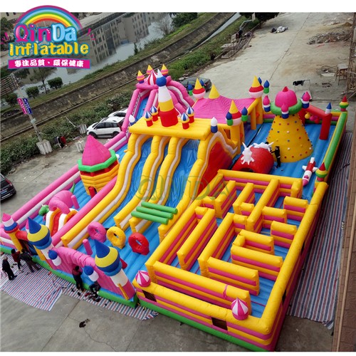 outdoor fun world inflatable theme amusement park playground fun city funcity